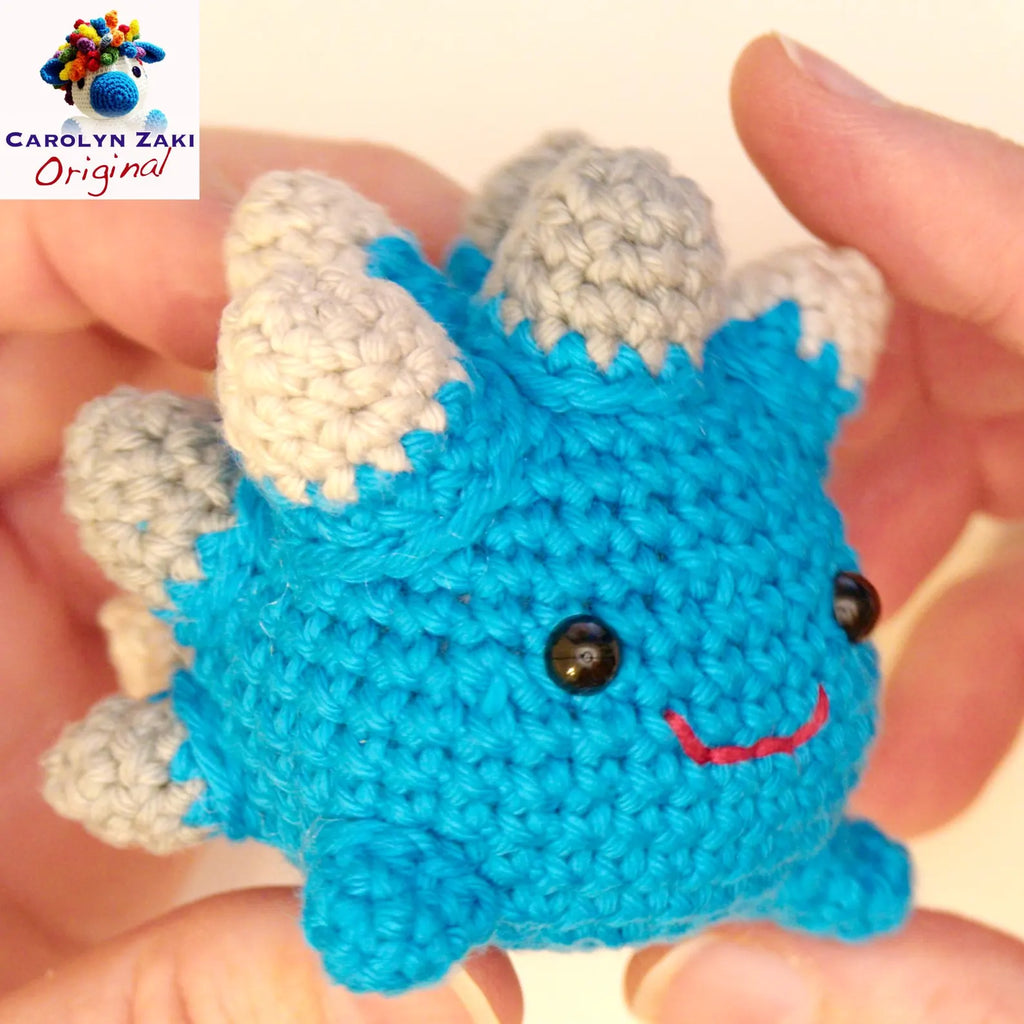 Little Rock Slime Crochet Amigurumi Pattern (PDF Download)