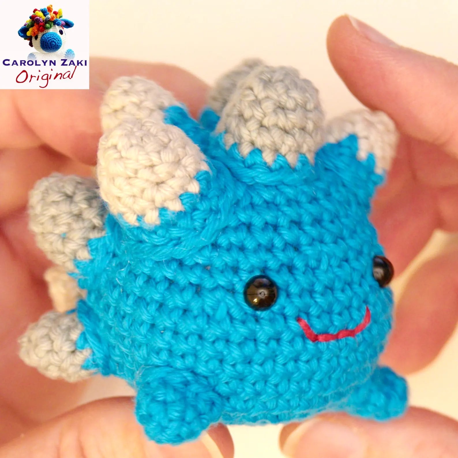Little Rock Slime Crochet Amigurumi Pattern (PDF Download)