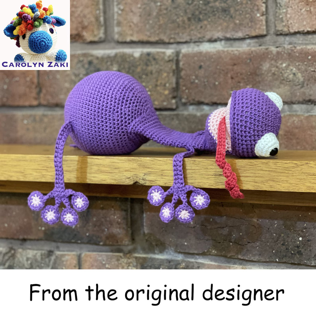 The Original Squashed Frog Door Stopper Crochet Pattern (PDF Download)