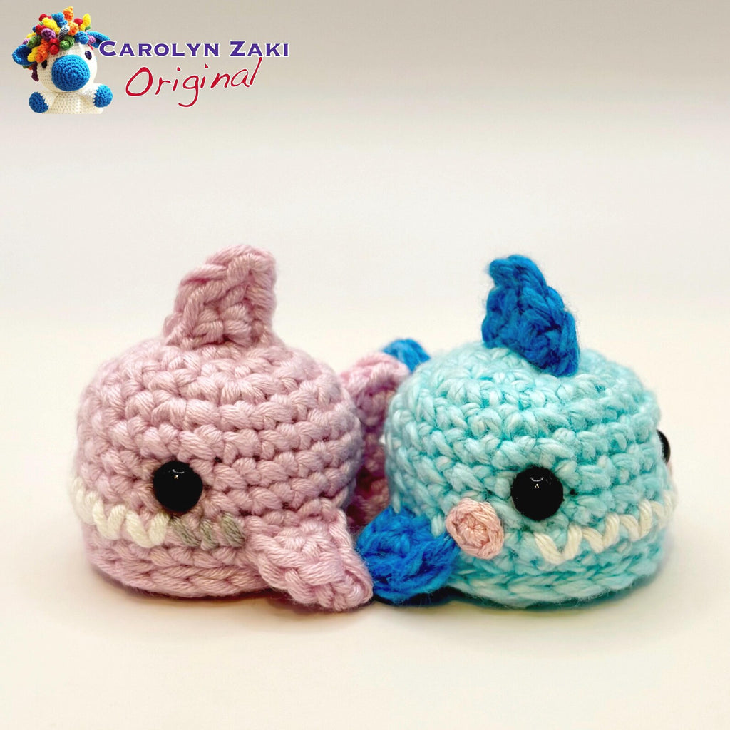 Mini Shark Crochet Amigurumi Pattern (PDF Download)