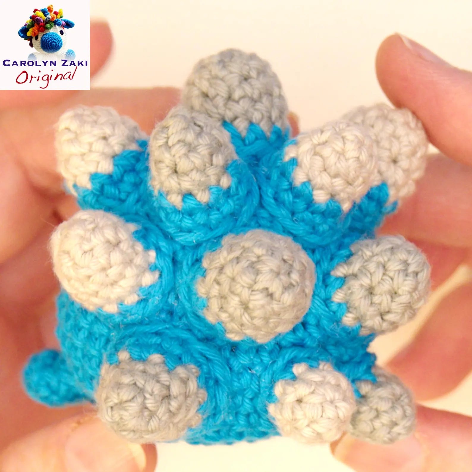 Little Rock Slime Crochet Amigurumi Pattern (PDF Download)