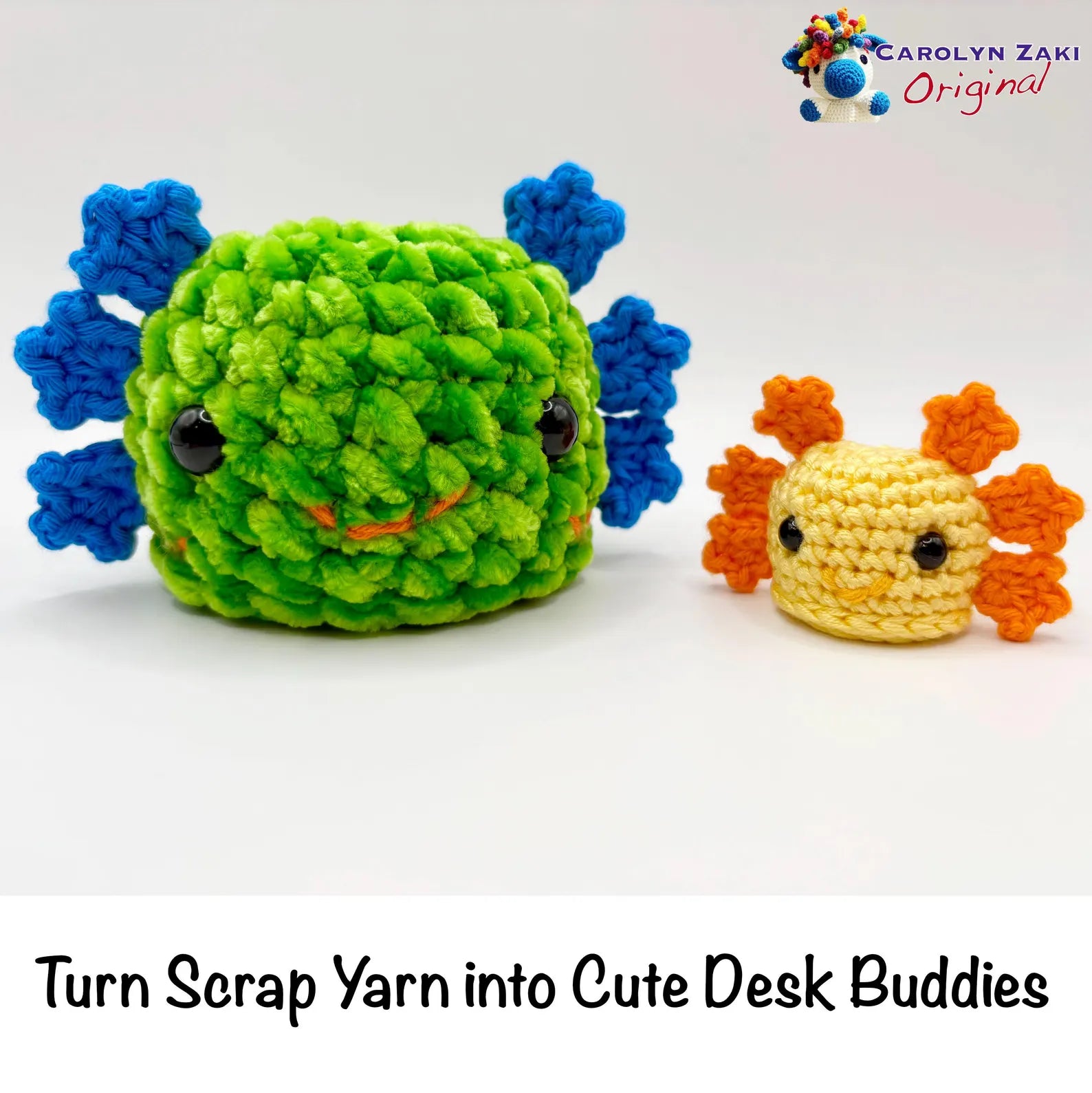 Mini Axolotl Crochet Amigurumi Pattern (PDF Download)