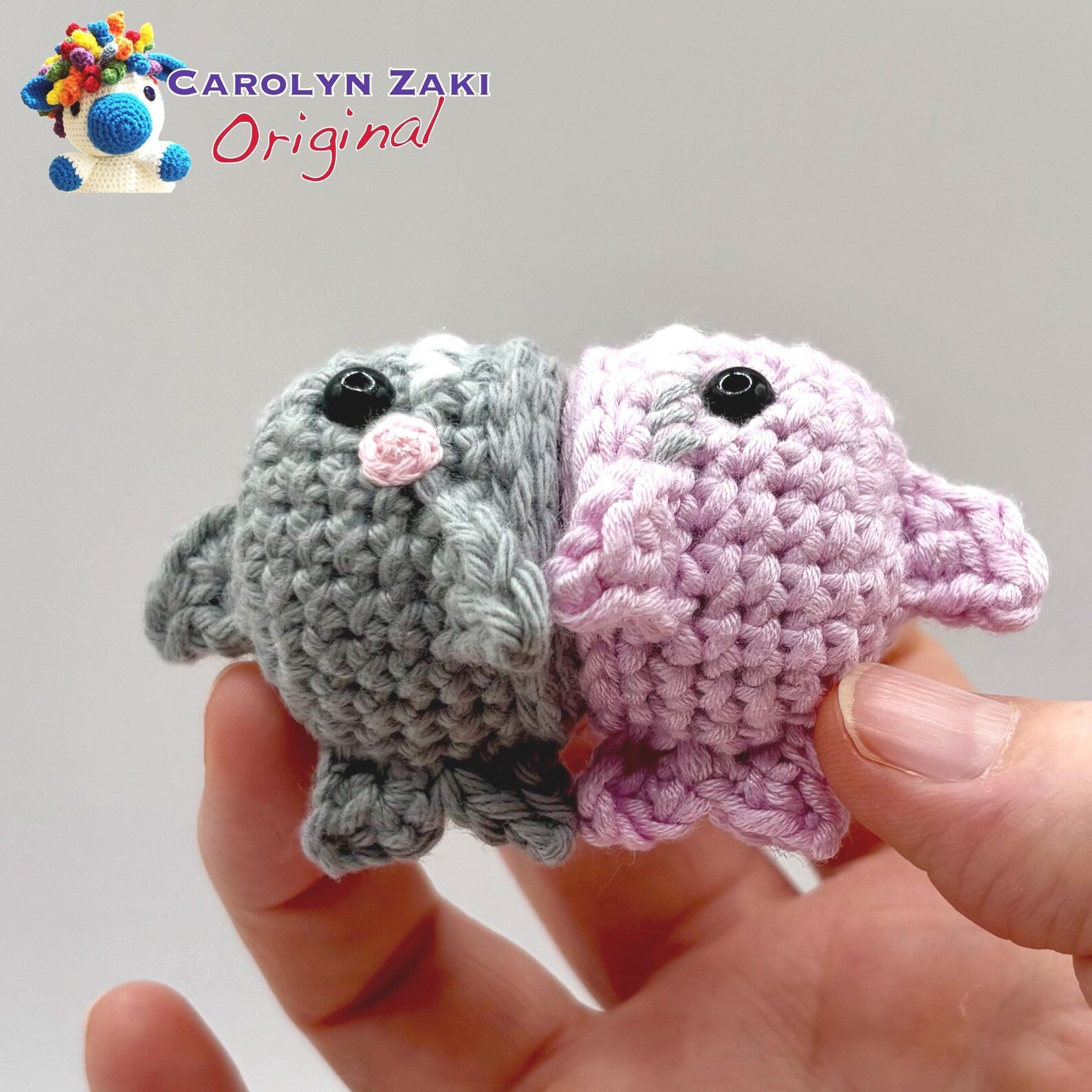 Mini Shark Crochet Amigurumi Pattern (PDF Download)