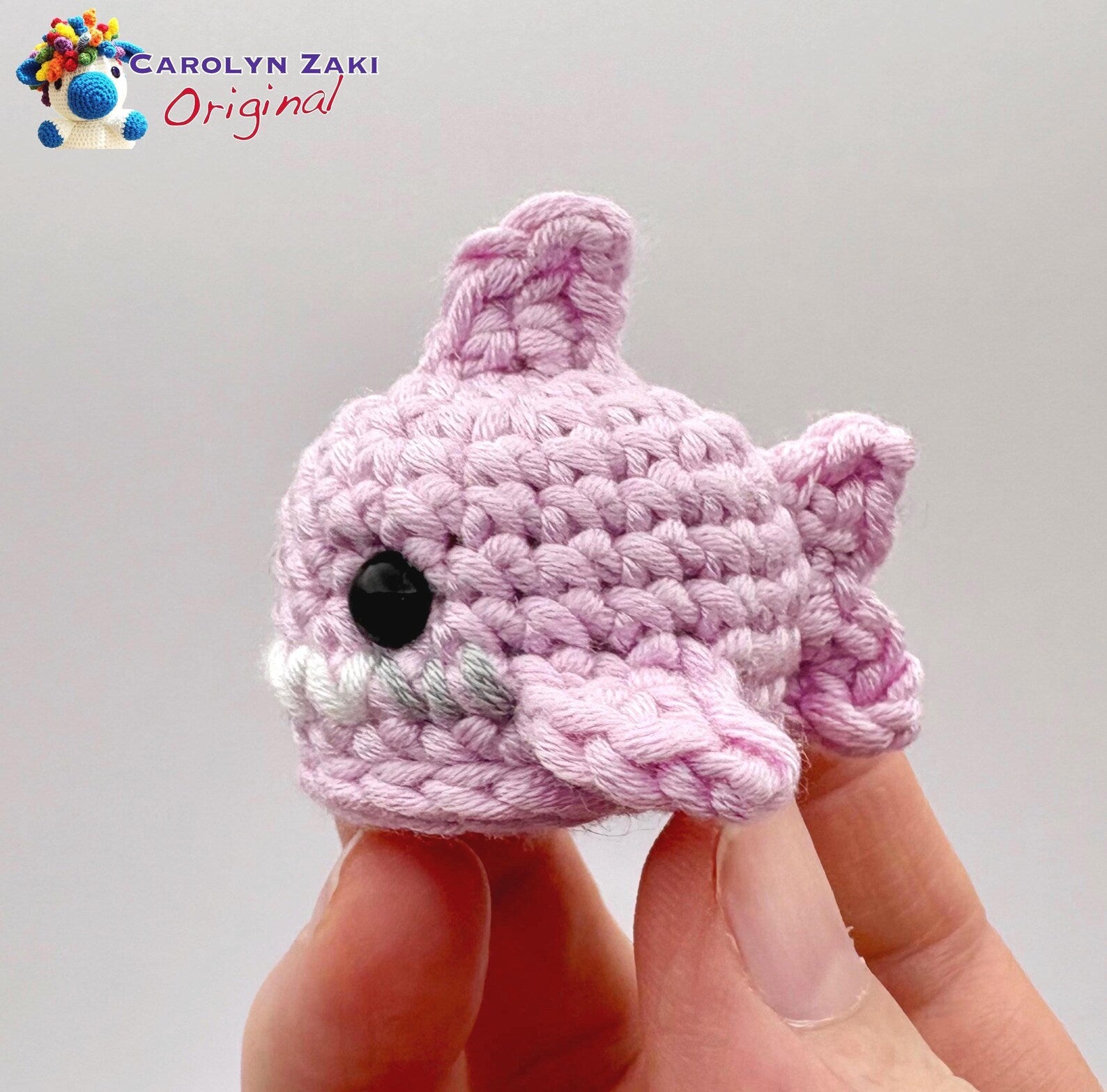 Mini Shark Crochet Amigurumi Pattern (PDF Download)