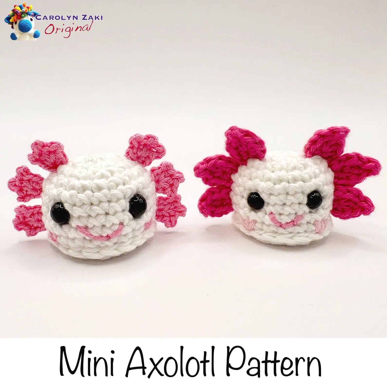 Mini Axolotl Crochet Amigurumi Pattern (PDF Download)