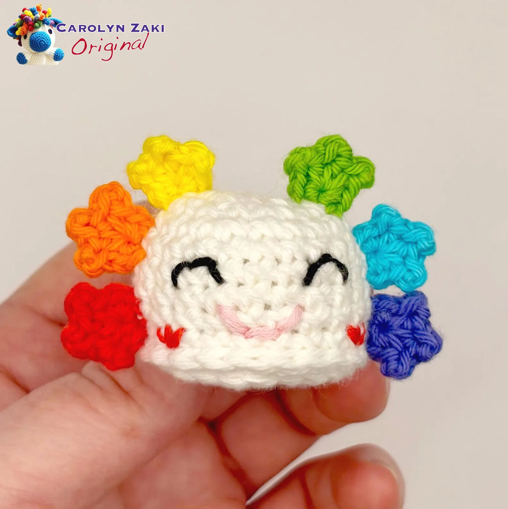 Mini Axolotl Crochet Amigurumi Pattern (PDF Download)
