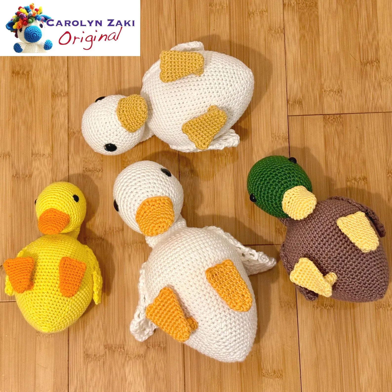 Stuck Duck Crochet Amigurumi Pattern (PDF Download)