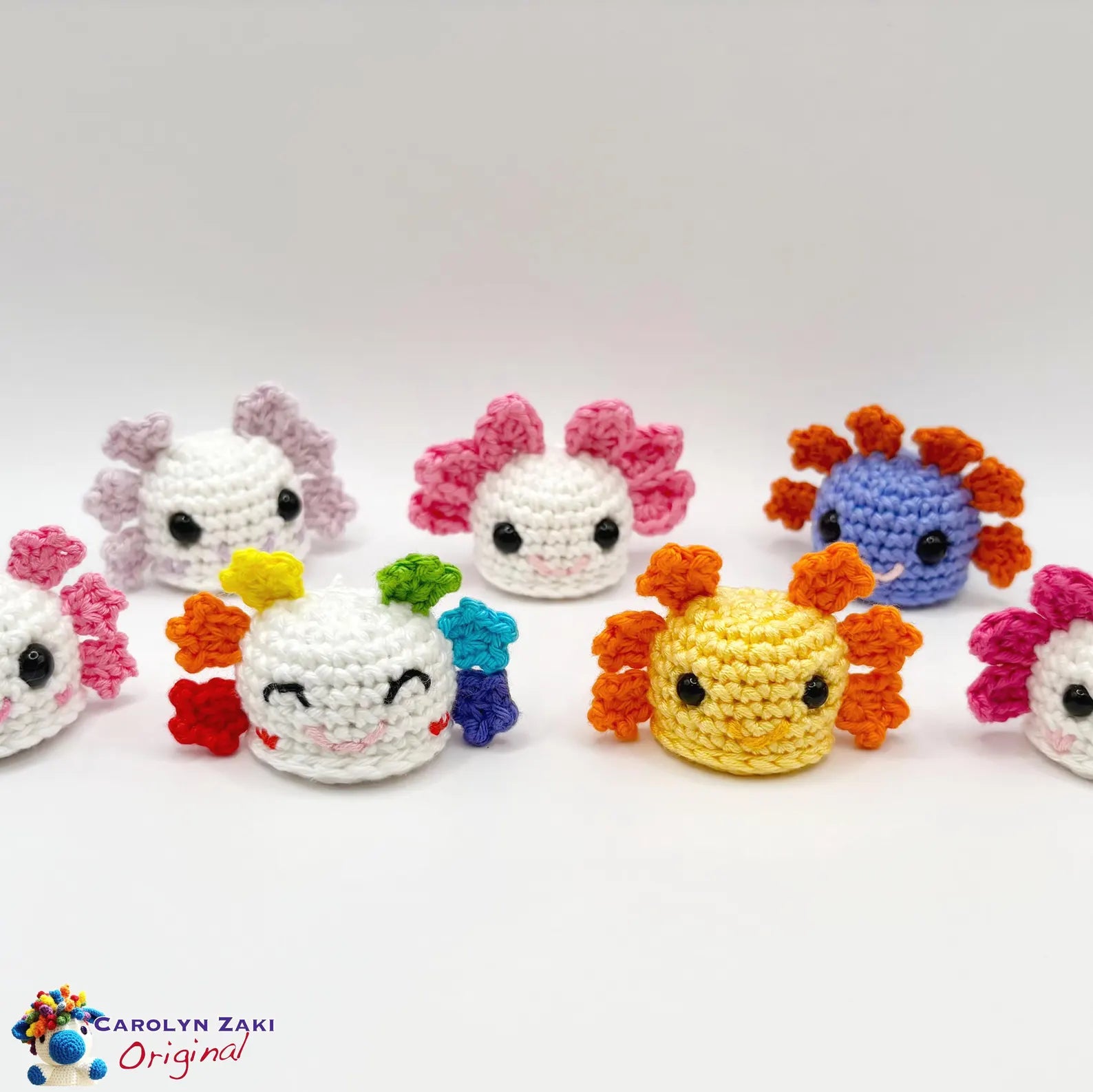 Mini Axolotl Crochet Amigurumi Pattern (PDF Download)