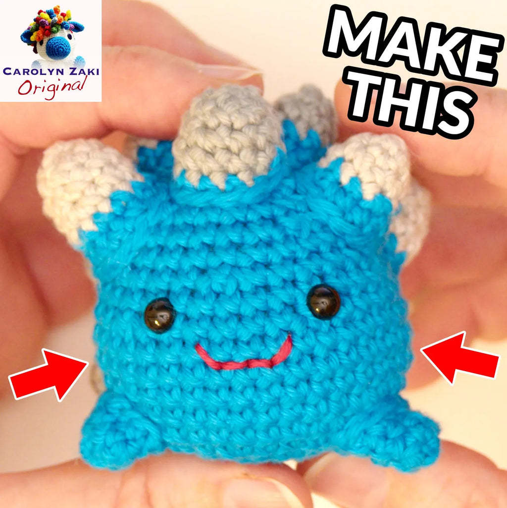 Little Rock Slime Crochet Amigurumi Pattern (PDF Download)