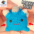 Little Rock Slime Crochet Amigurumi Pattern (PDF Download)