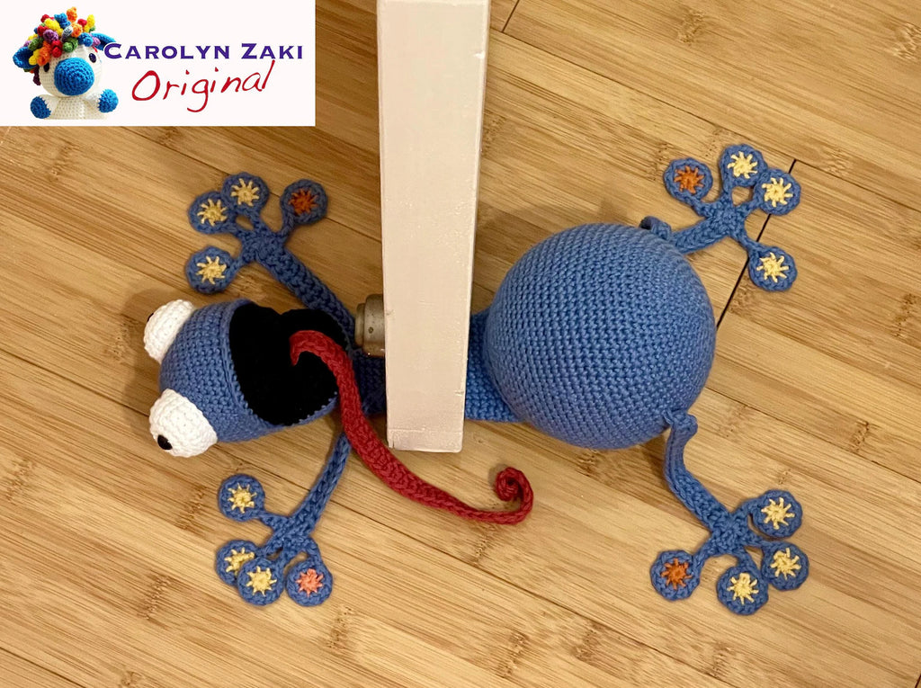 The Original Squashed Frog Door Stopper Crochet Pattern (PDF Download)