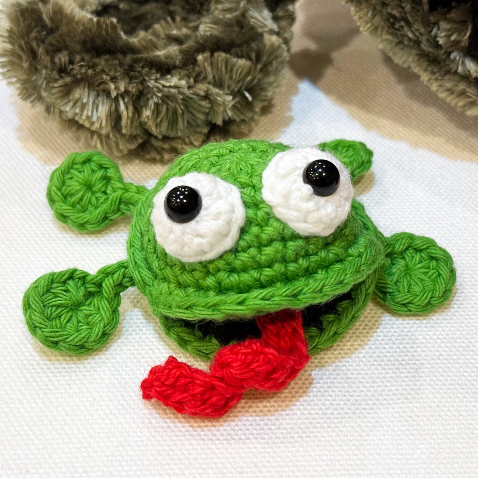 Splat Frog crochet Amigurumi Pattern (PDF Download)