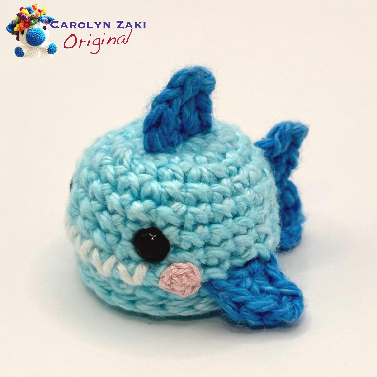 Mini Shark Crochet Amigurumi Pattern (PDF Download)