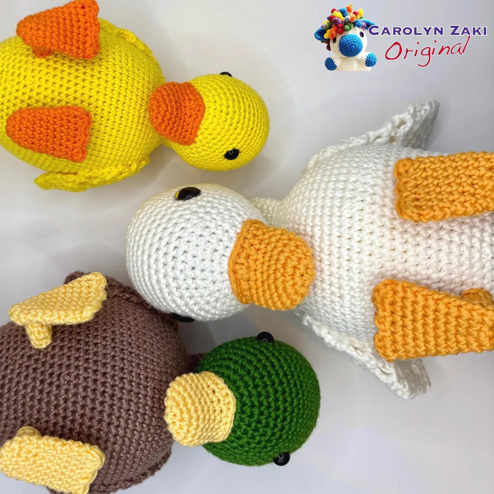 Stuck Duck Crochet Amigurumi Pattern (PDF Download)