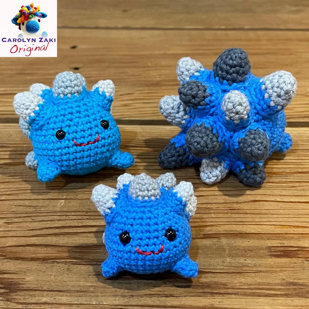 Little Rock Slime Crochet Amigurumi Pattern (PDF Download)