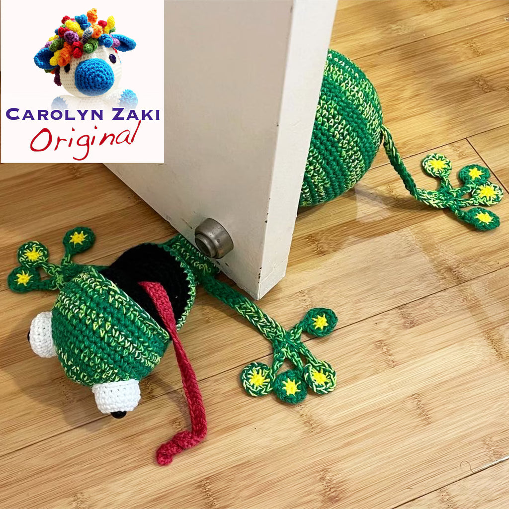 The Original Squashed Frog Door Stopper Crochet Pattern (PDF Download)