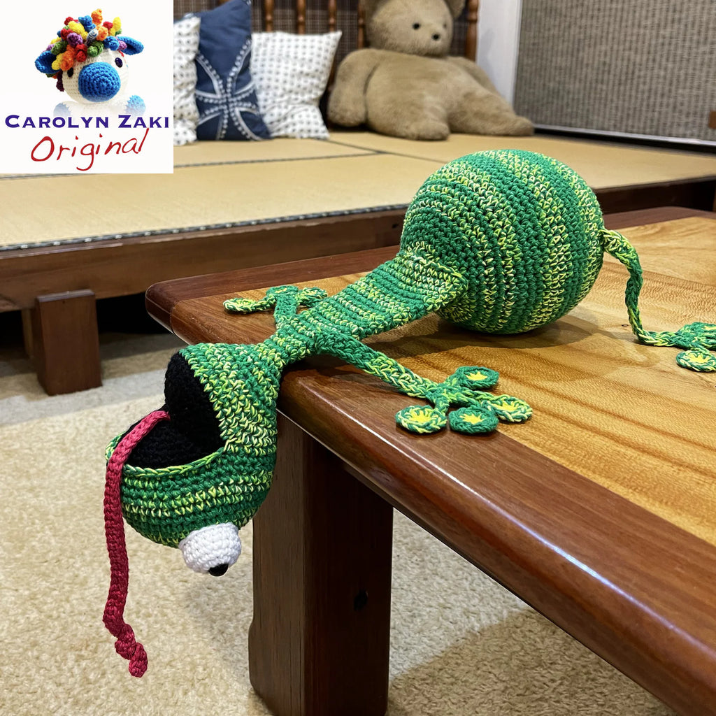 The Original Squashed Frog Door Stopper Crochet Pattern (PDF Download)