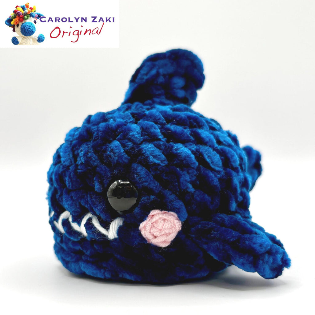 Mini Shark Crochet Amigurumi Pattern (PDF Download)