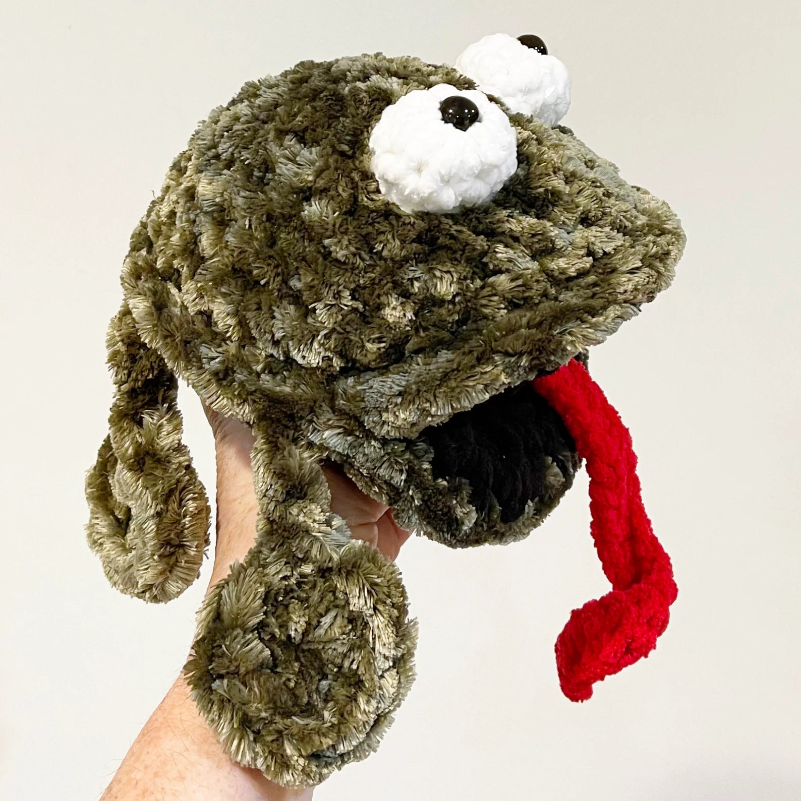 Splat Frog crochet Amigurumi Pattern (PDF Download)