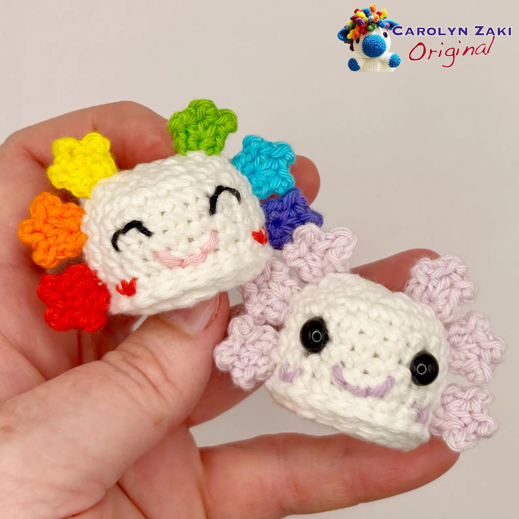 Mini Axolotl Crochet Amigurumi Pattern (PDF Download)