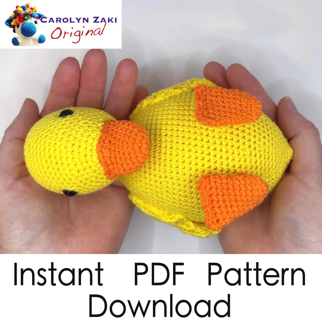 Stuck Duck Crochet Amigurumi Pattern (PDF Download)