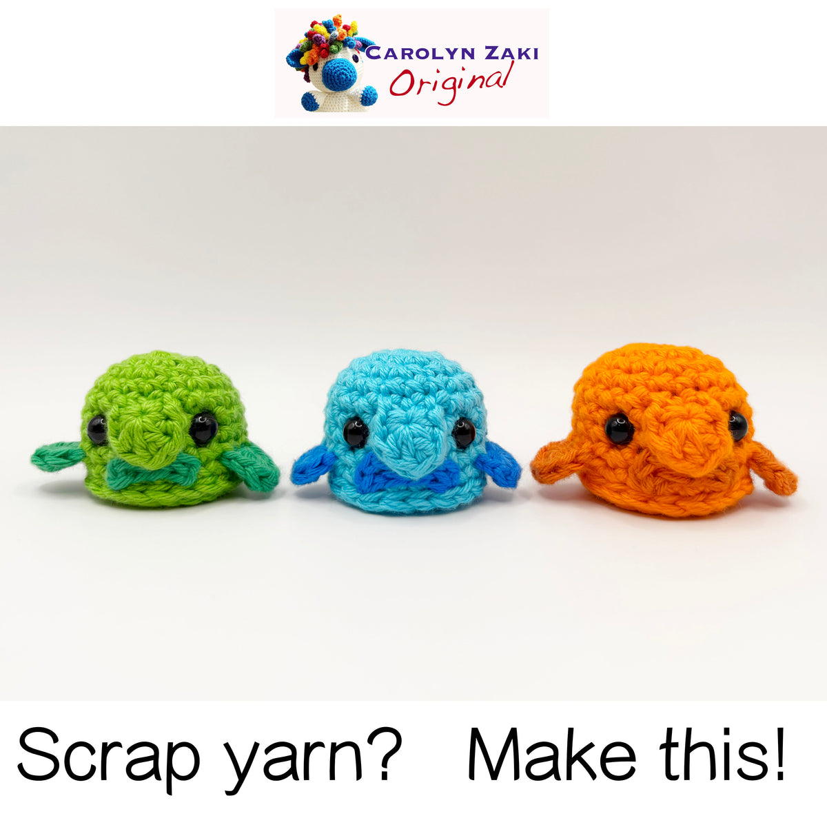 Blobfish Amigurumi Crochet Pattern (Quick Stash Buster)