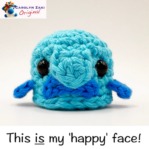 Blobfish Amigurumi Crochet Pattern (Quick Stash Buster)