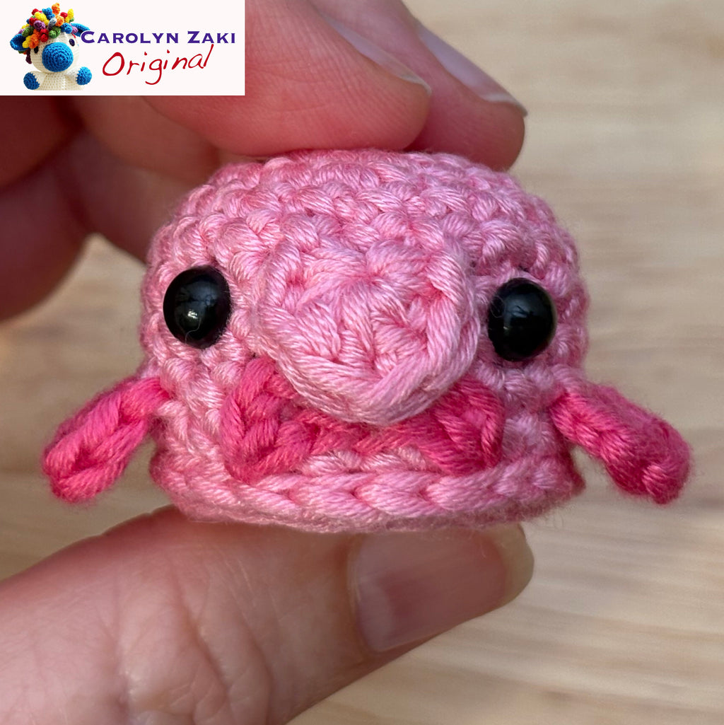 Blobfish Amigurumi Crochet Pattern (Quick Stash Buster)