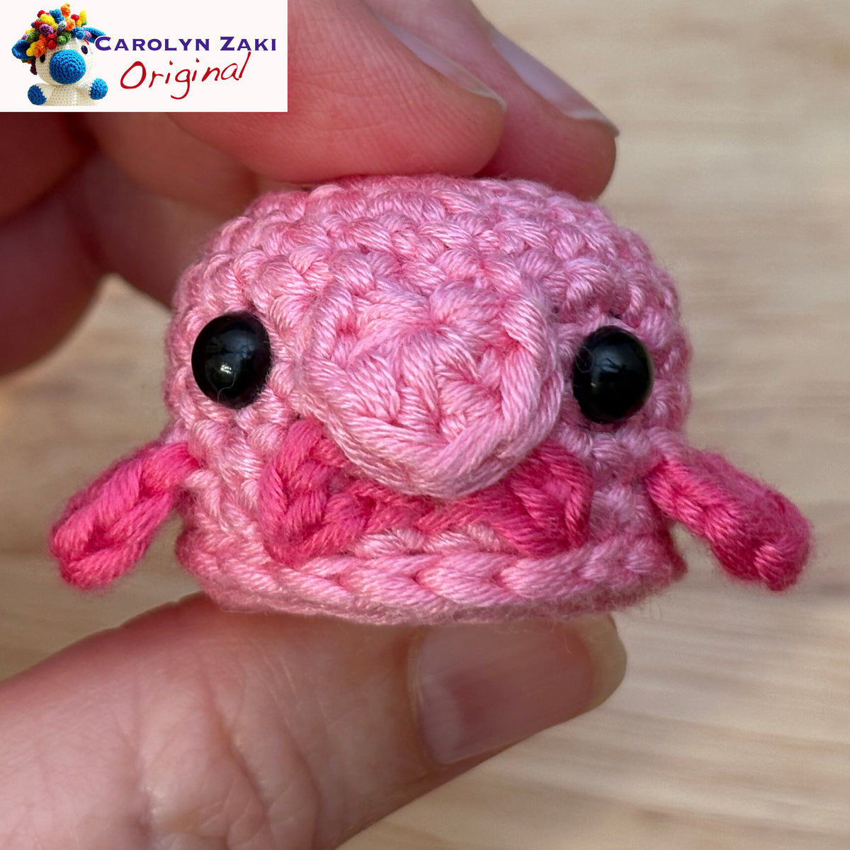 Blobfish Amigurumi Crochet Pattern (Quick Stash Buster)