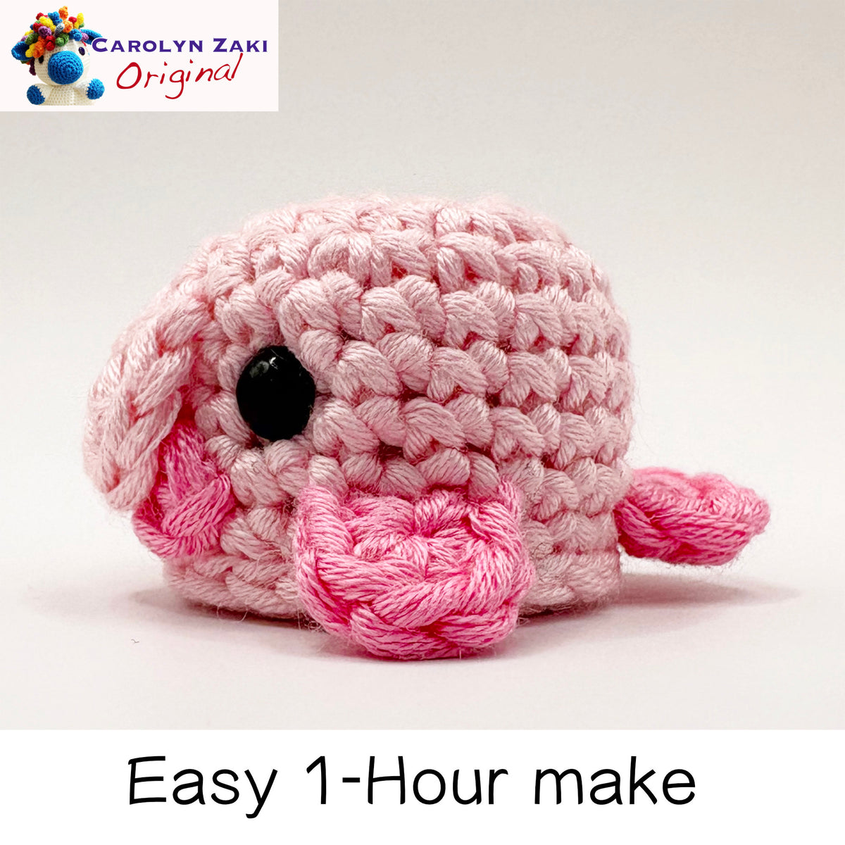 Blobfish Amigurumi Crochet Pattern (Quick Stash Buster)