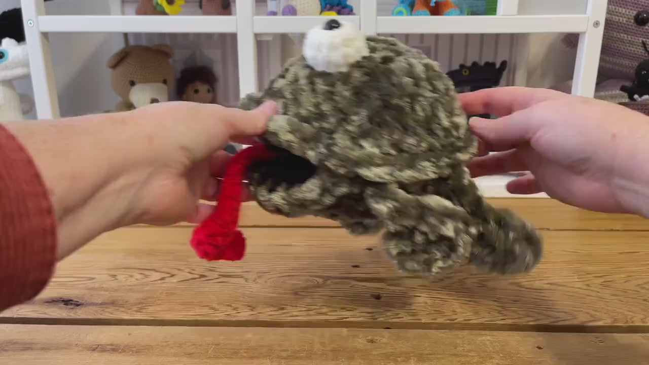 Splat Frog crochet Amigurumi Pattern (PDF Download)