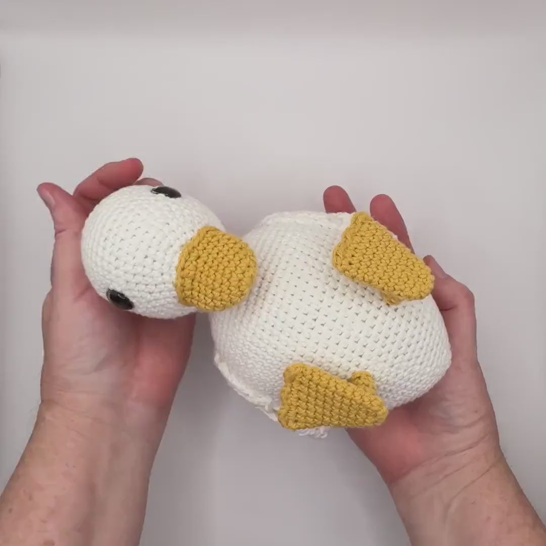 Stuck Duck Crochet Amigurumi Pattern (PDF Download)