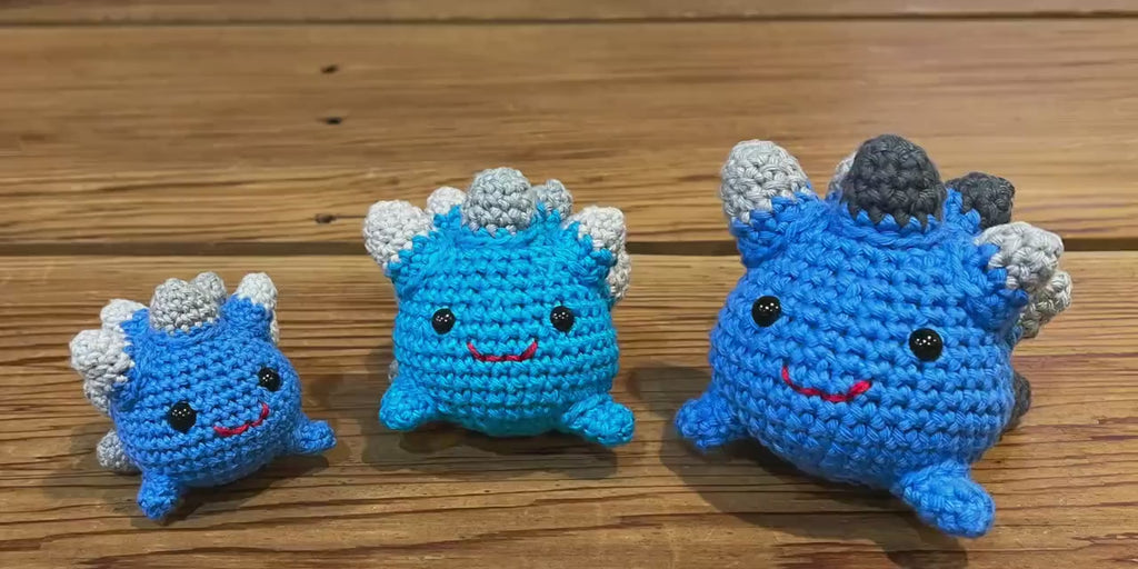 Little Rock Slime Crochet Amigurumi Pattern (PDF Download)