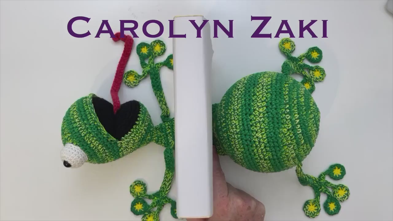 The Original Squashed Frog Door Stopper Crochet Pattern (PDF Download)