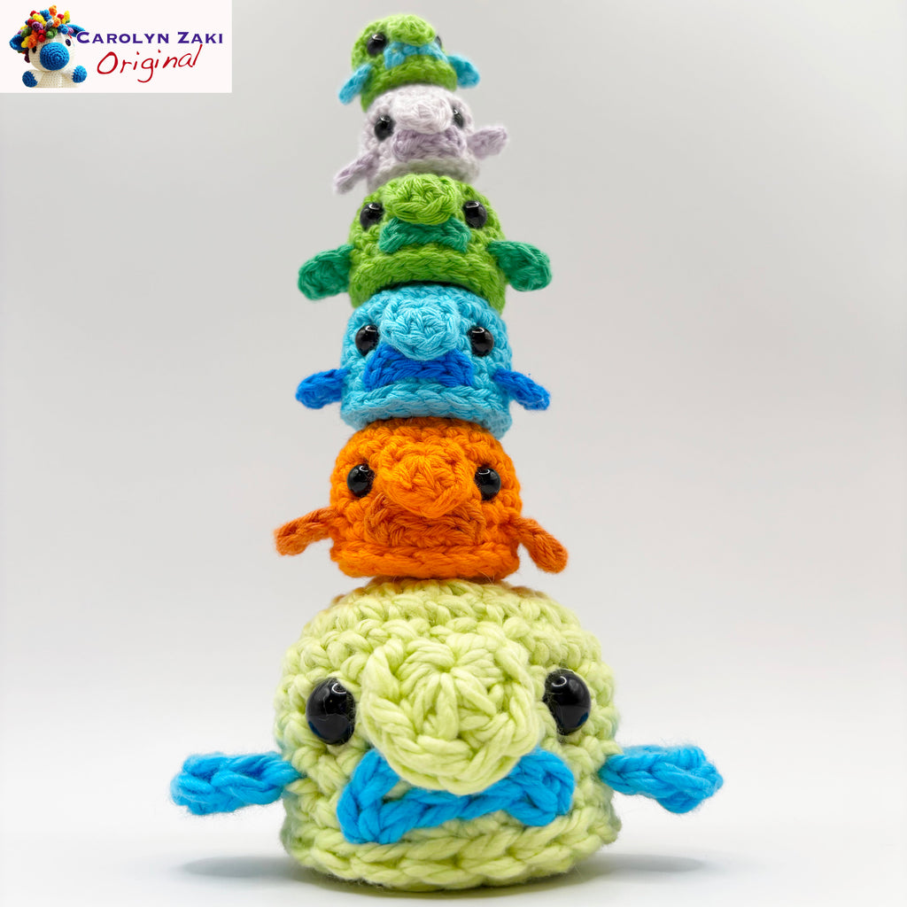 Blobfish Amigurumi Crochet Pattern (Quick Stash Buster)